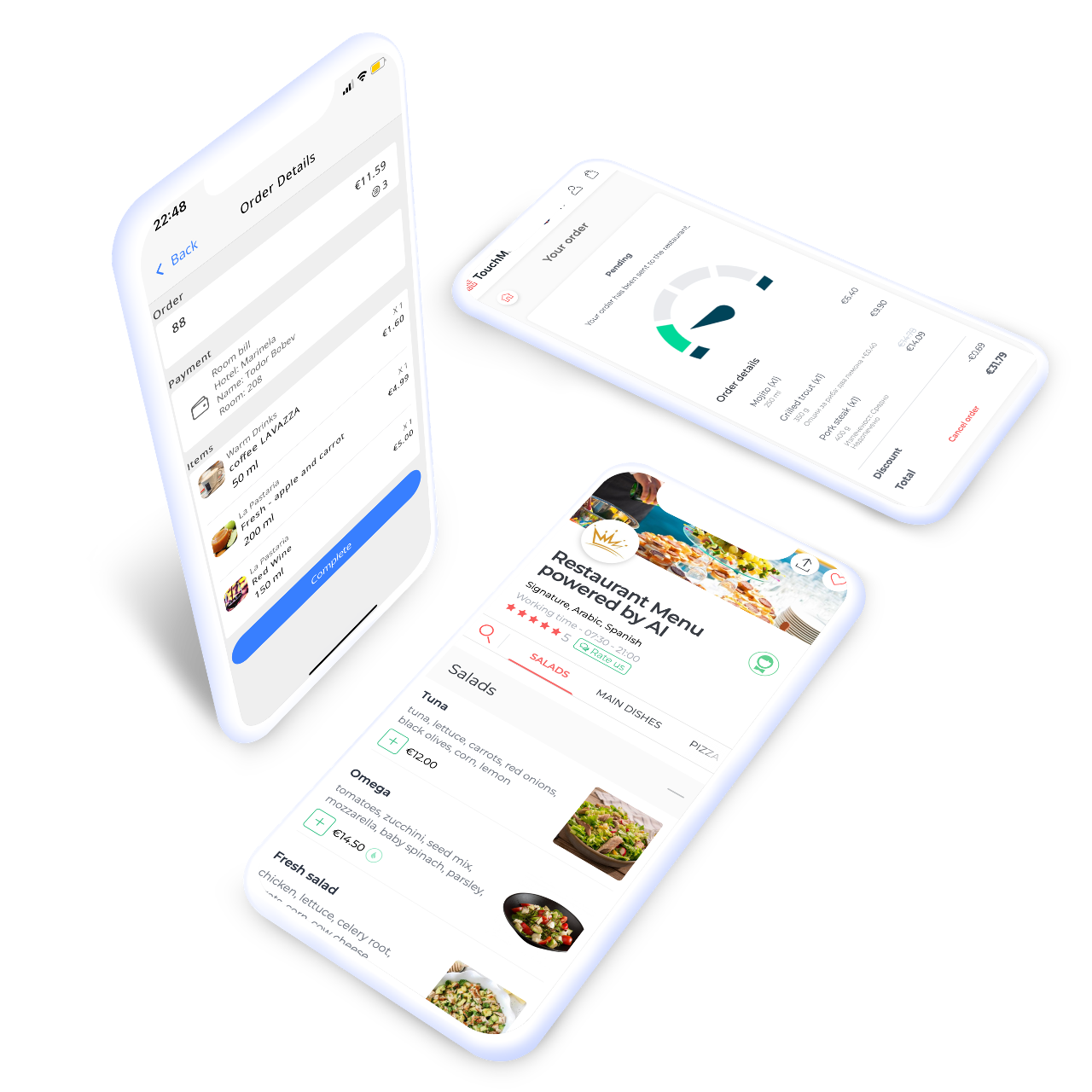 AI Digital Menus for Hotels and Resorts | TouchMenu