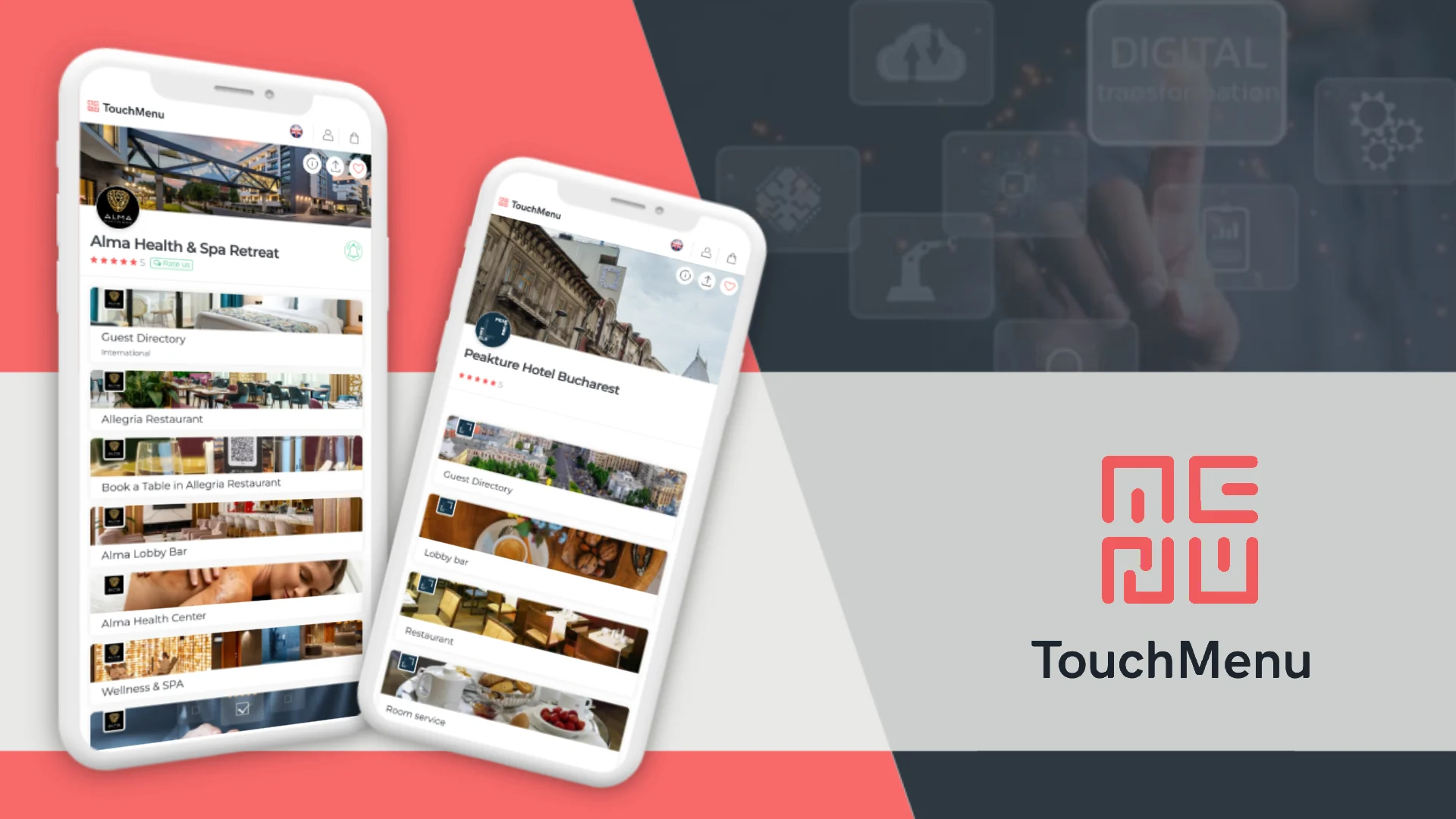 Romanian Hoteliers Adopting TouchMenu QR codes