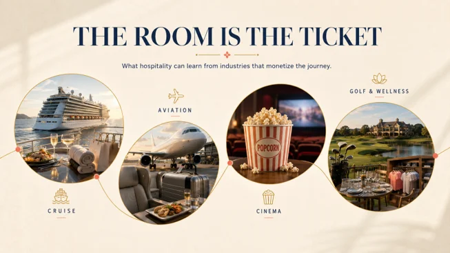 The Room Is the Ticket: What hospitality can learn from other industries