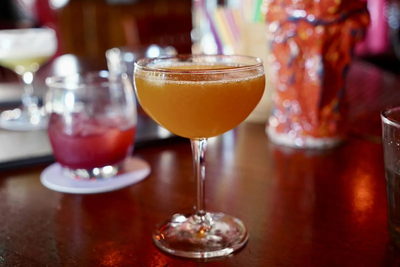 Cocktails at the hotel bar