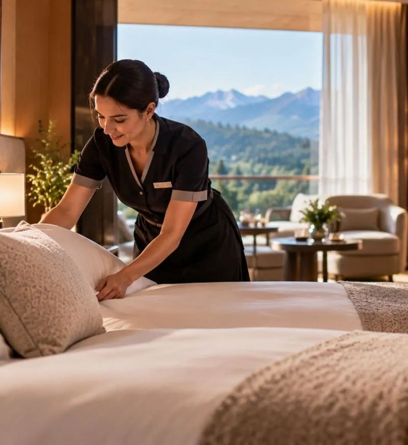 Hotel housekeeper