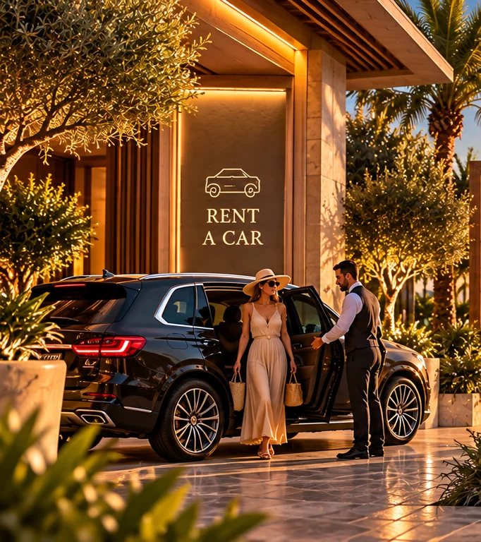 Hotel rent-a-car service